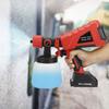 AC 220V 1000ML Electric Cordless Spray Guns 600W 18V High Power Home Electric Paint Sprayer With 3 Nozzle Easy Spraying Perfect for Beginner
