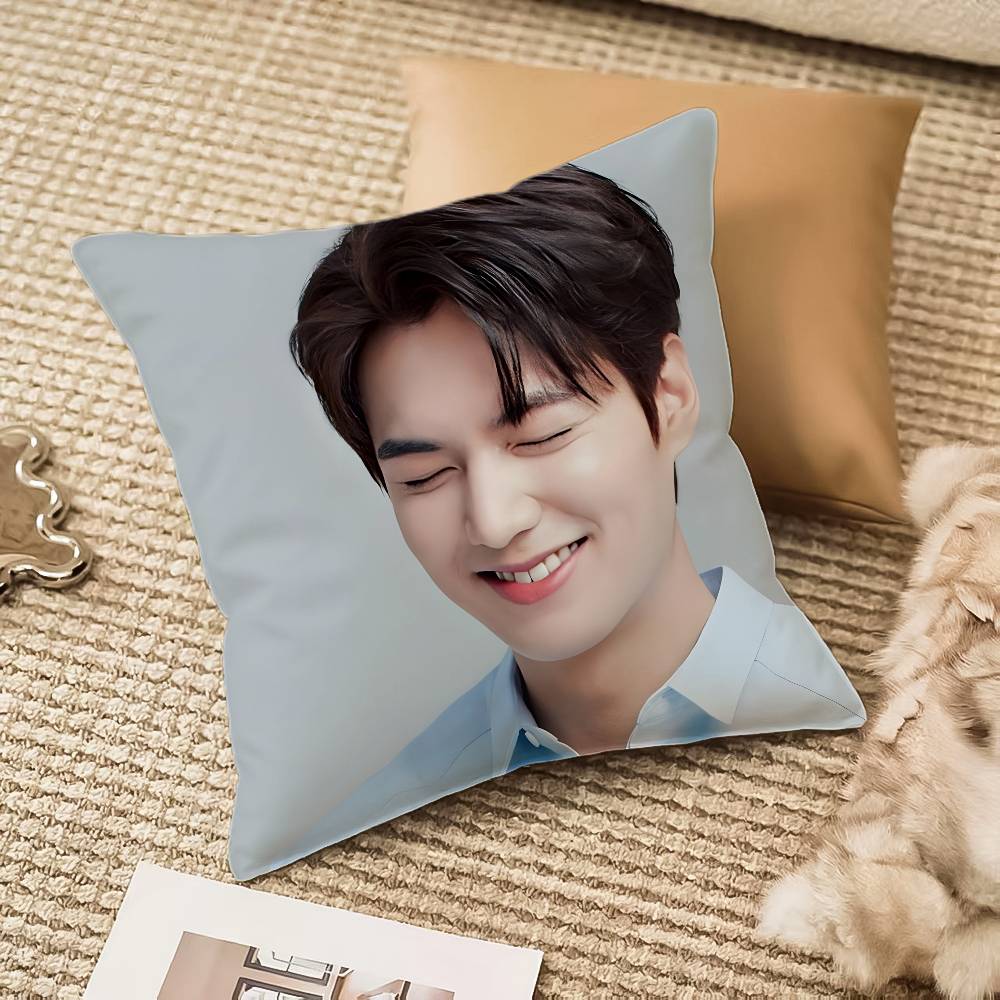 Handsome Star L-Lee Min-ho-MT Popular Pillow Case Comfort Sofa Bed Silky Elegant Invisible Zipper Decorative Cushion Cover