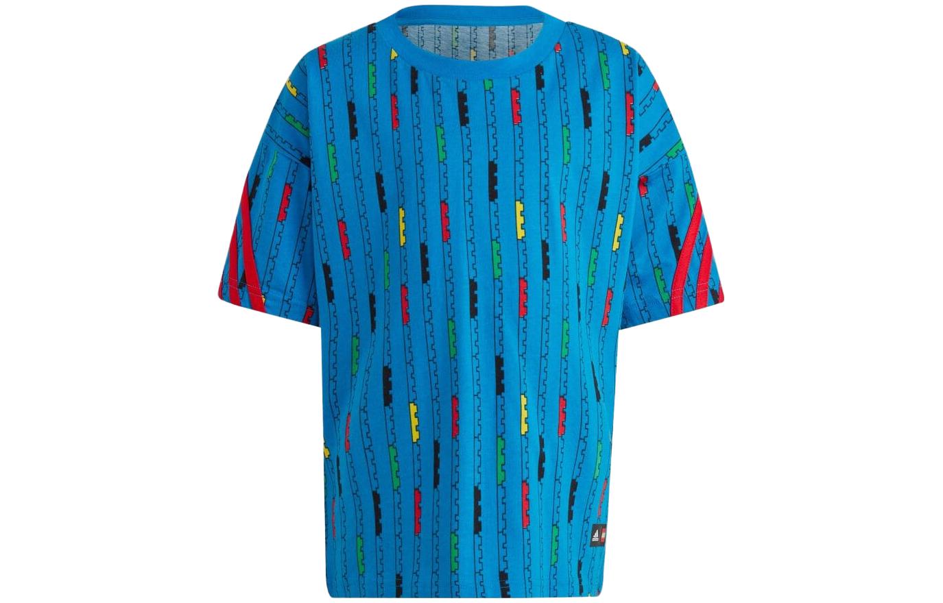 Adidas Kids T Shirts Crew Neck Moderate HB4465 116
