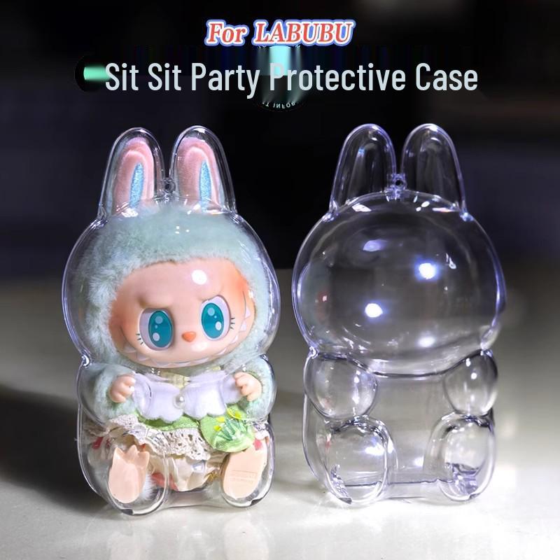 LABUBU Chess Adventure Transparent Case & Backpack Charm Doll Outfit by Pop Mart