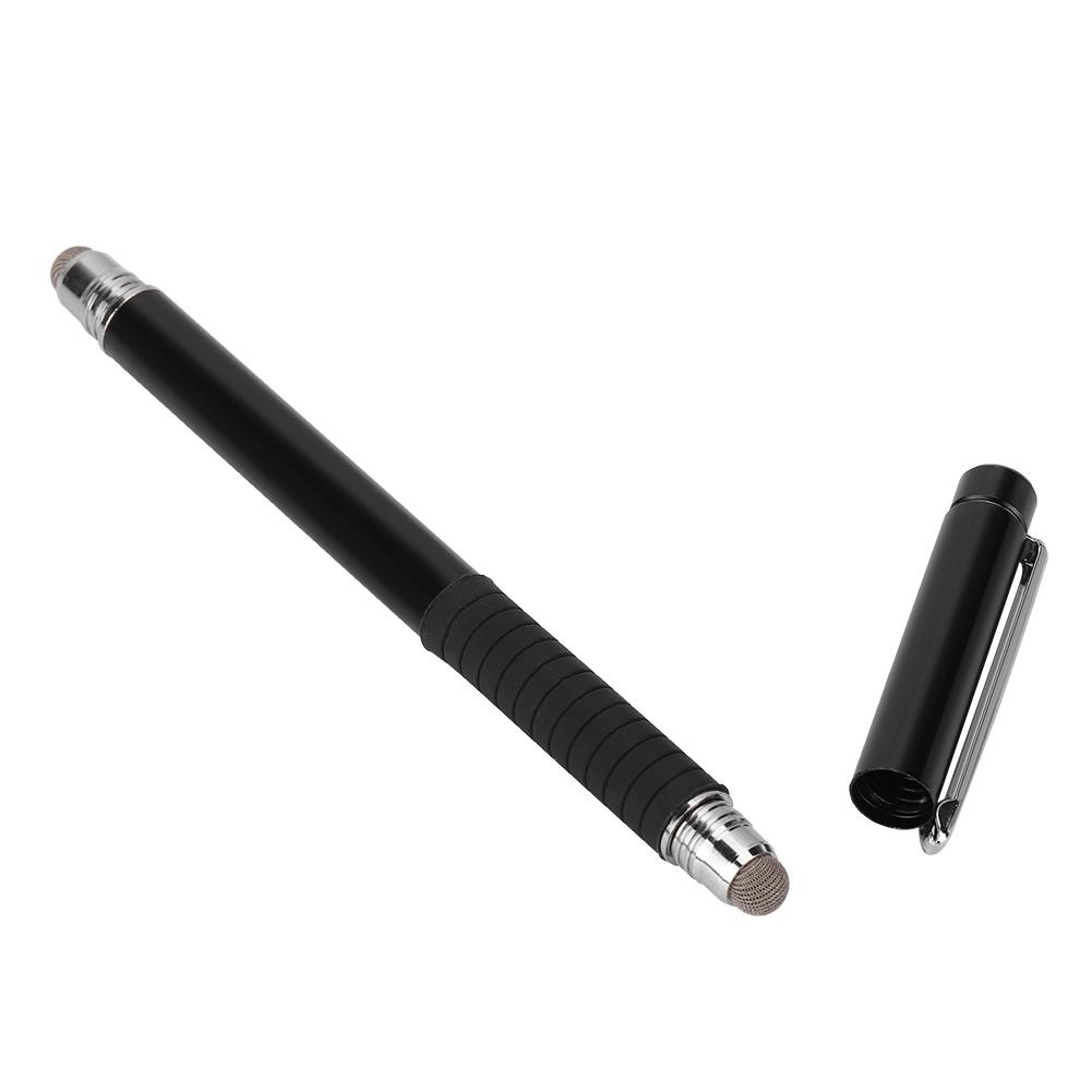 

Двойной сенсорный экран с тканевой головкой, стилус, конденсаторная ручка, черная чёрный