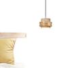 Adjustable Wabi-Sabi Style Solid Wood Pendant Light for Bedroom, Dining, or Bar