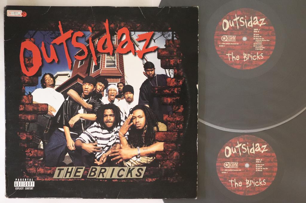 LP Record OUTSIDAZ  Bricks 612011 RUFFLIFE 2001 US Rap  HipHopRB Used