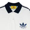 GUCCI x Adidas Originals SS23 Polo Shirt Men's White 722972-XJEVF-9791