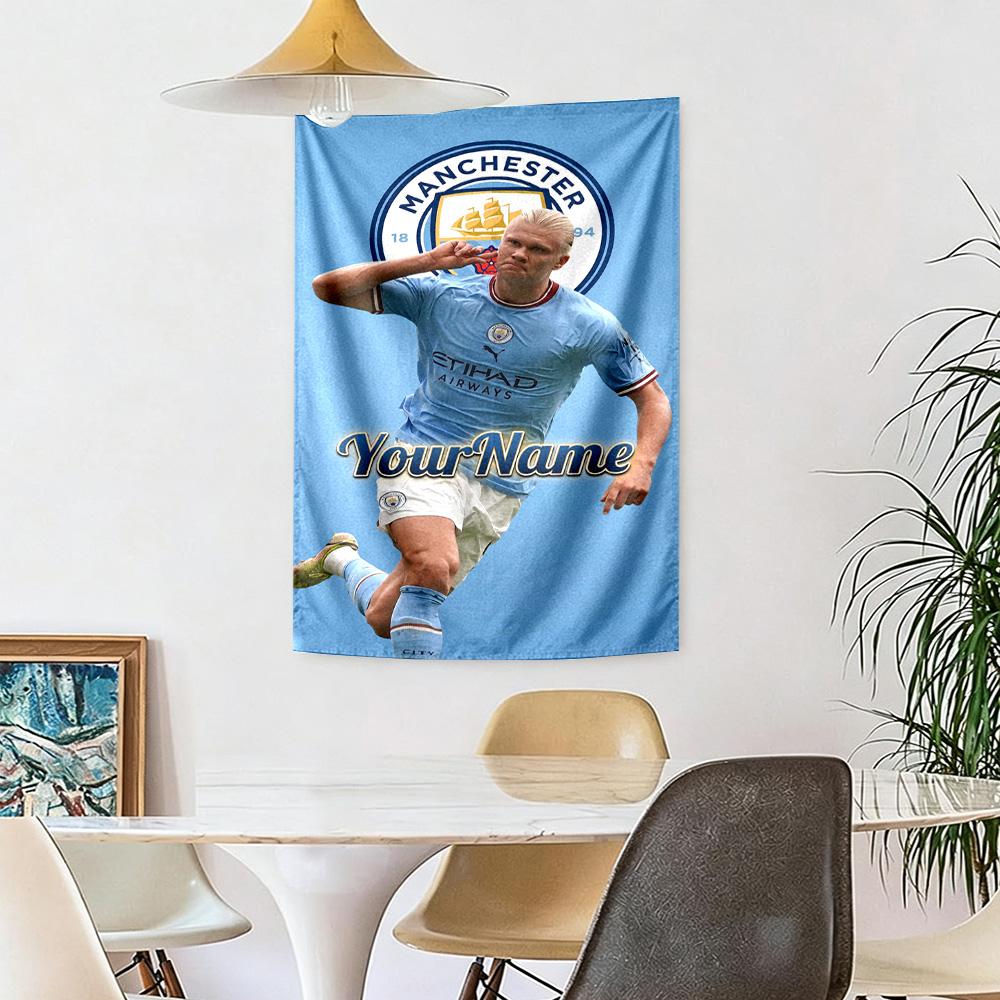 Haaland Custom Your Name Wall Decor Tapestry Art For Pet Memorial Birthdaywedding Party Backdrop Family Gift