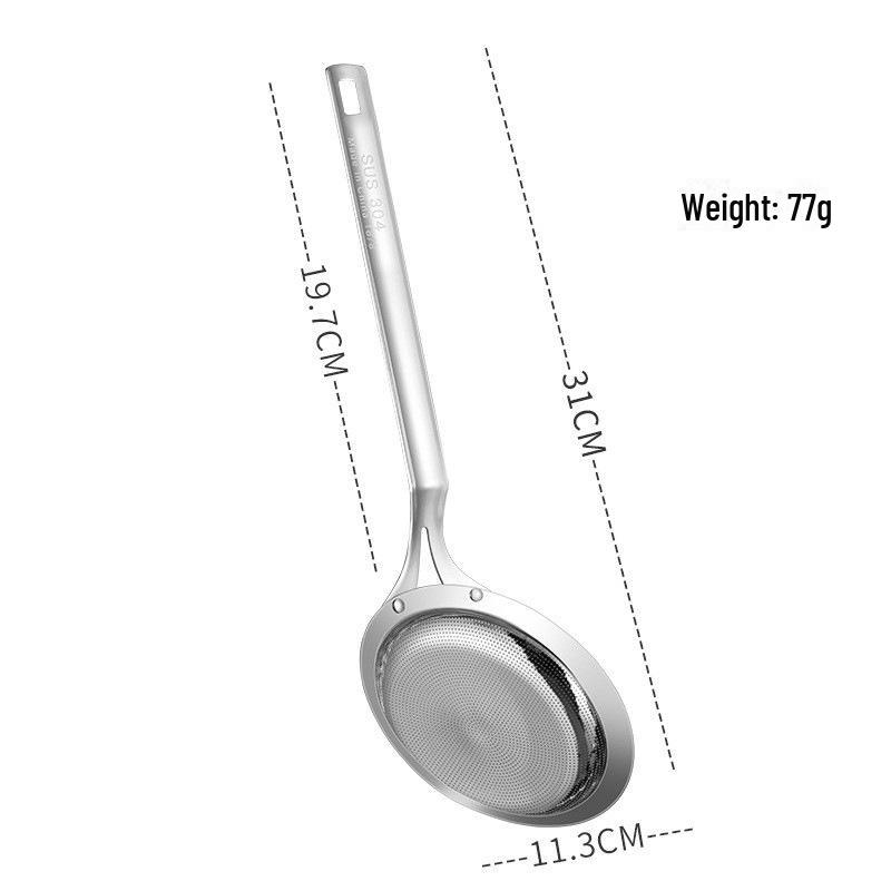 

Утолщенная ложка-сито из нержавеющей стали 304 для пельменей и жарки Large (dense holes)