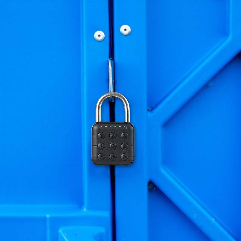 

Smart Padlock Outdoor Password Padlock Combination Lock Electric School Gym Use Locker Push Button Security Lock Combination United States