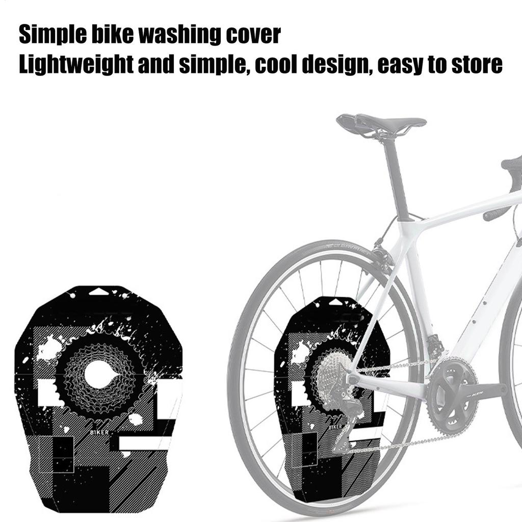 Cycling Disc Covers Protective Bike Brake Disc Cover Lightweight Waterproof Easy-To-Clean Protector for Oil Stain Prevention