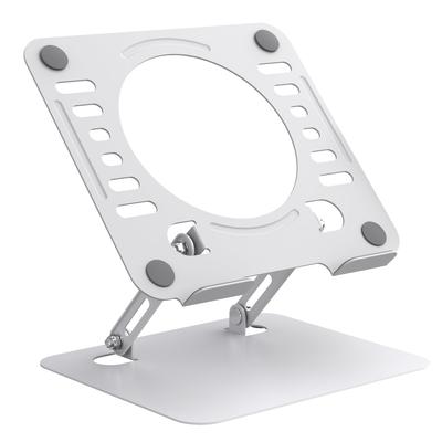 Suporte Giratório Dobrável para Laptop com Ângulo Ajustável e Ergonômico com Melhoria de Calor Serve para Laptops e Tablets de até Polegadas Padrão 360° Altura, Design,