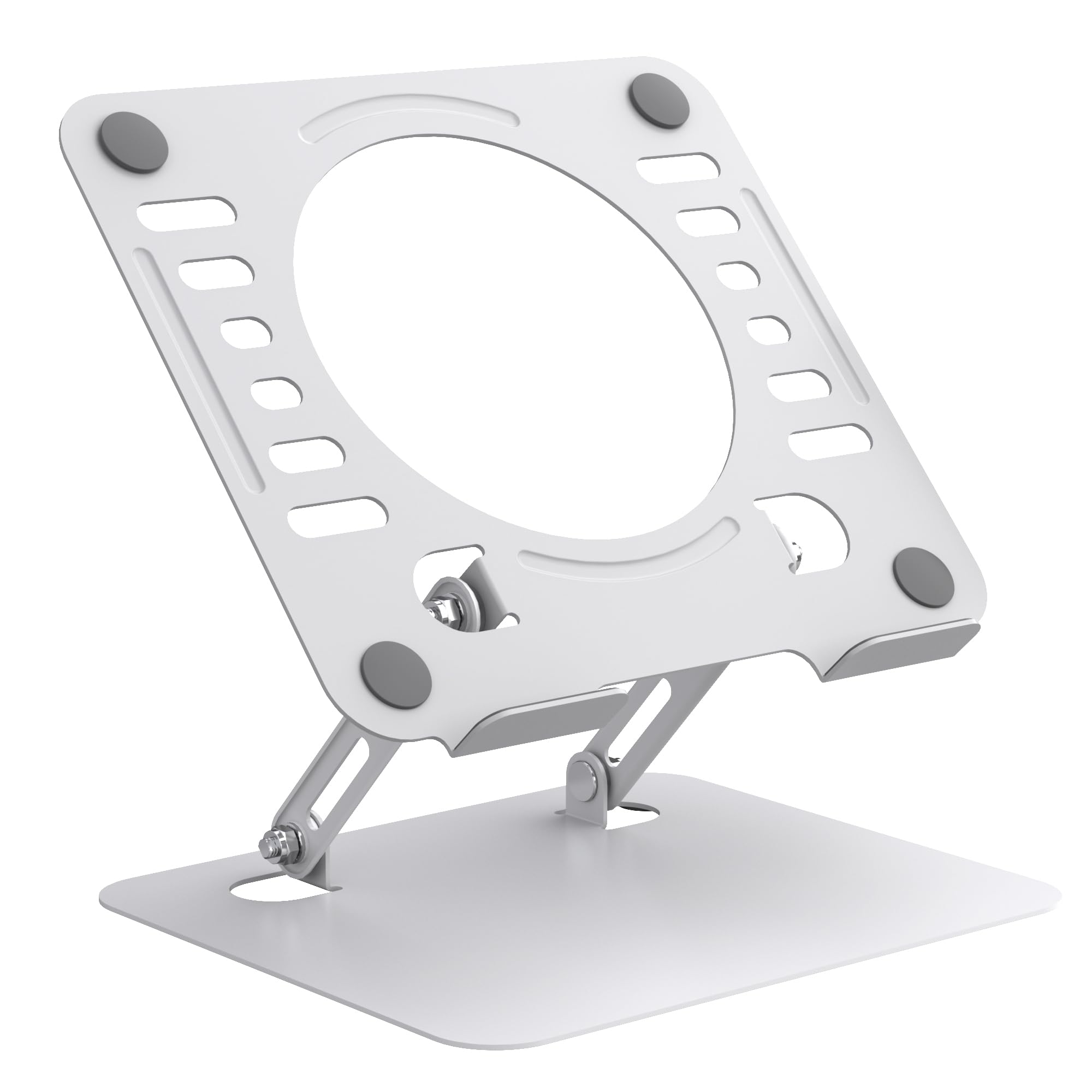 

Rotating Foldable Laptop Stand with Adjustable Angle and Ergonomic Heat Improved Fits Laptops and Tablets up to Inches Standard 360° Height, Design,