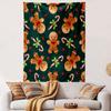 Gingerbread Men and Candy Canes Pattern Patterned Tapestry Decorative Wall Hanging, Home Bedroom Living Room Decor