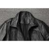 Chinese Size Vintage Genuine Leather Jacket Men Real Cowhide Air Force Flight Suit A2 Pilot Jacket Bomber Jacket Jaquetas Masculina