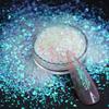 1 Bottle Aurora Irregular Fragment Epoxy Resin Filler Iridescent Irregular Flakes For Resin Shaker Filler Sequins Silicone Mold Filling DIY