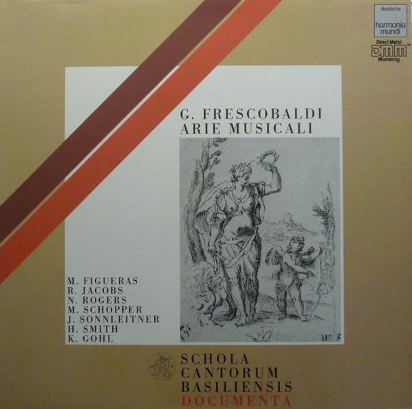

LP Record RENE JACOBS, MICHAEL SCHOPPER, MONT - Frescobaldi Arie Musicali 1C0651695241 Deutsche Harmon Germany Classical Used