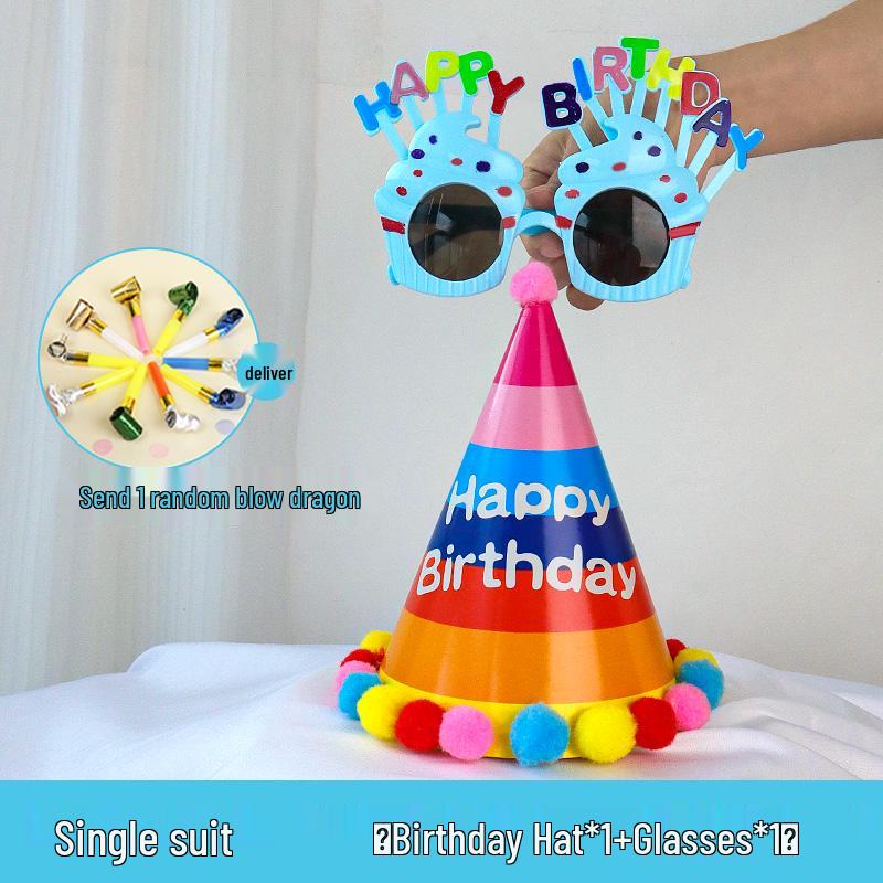 2025 Birthday Hat for Kids & Adults - First Birthday Party, Photo Props, Cake Hat