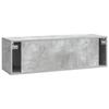 Wall Mounted TV Cabinet Concrete Grey 98 x 31 x 30 cm