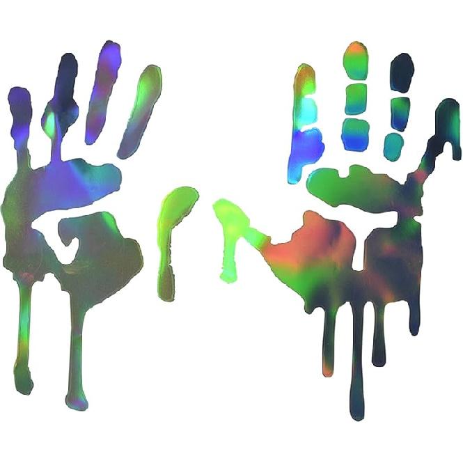 4 Pack Peeking Monster Funny Car Sticker Scary Eyes Monster Vinyl Decal Self-Adhesive Car Sticker Vehicle Decoration Accessories 7.48'' x 2.75'',