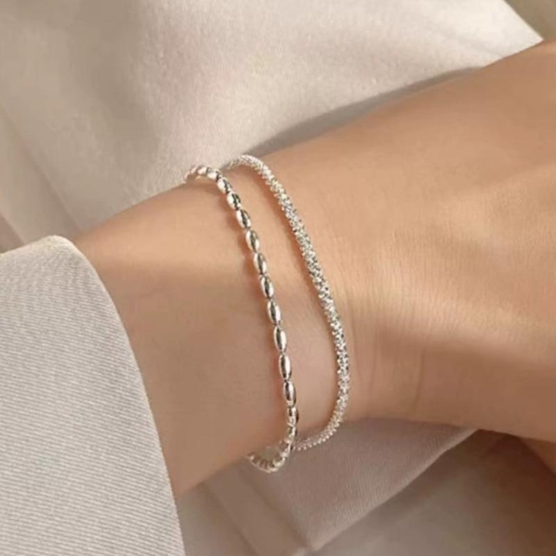 Gypsy Double-layer Stacked Sparkling Bracelets Ins Light Luxury Niche Jewelry