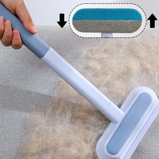 Pet Hair Remover Long Handle Reusable Lint Cleaner for Dog Cat Hair Multi-functional Fur Removal Brush for Couches Carpets Car Seat Clothes Bedding