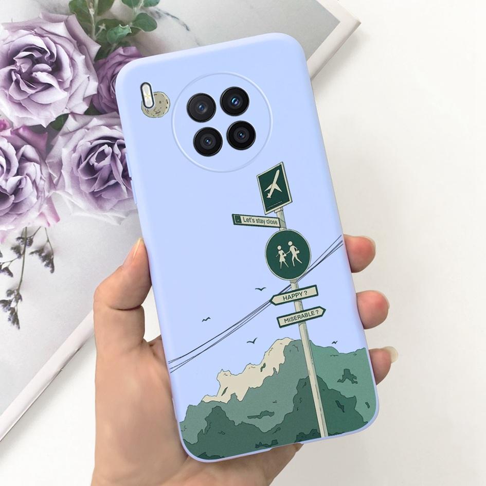 Astronaut Case For Honor 50 Lite Cover Huawei Nova 8i Funda Shockproo Soft Silicone Cute Back Cover on Nova8i Honor50 Lite Coque