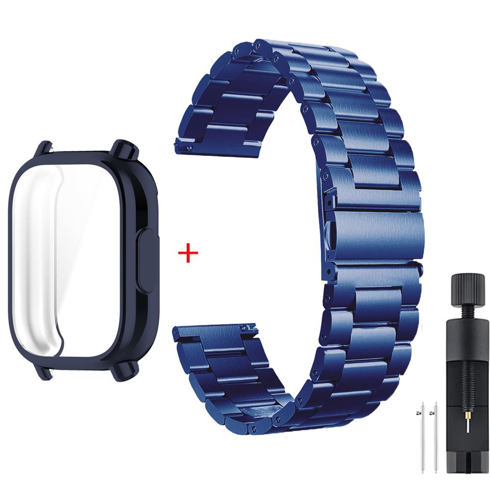 Case+Luxury Metal Strap For Redmi Watch 5 Active TPU Soft Case For Xiaomi Redmi Watch 5 Lite Stainless Steel Watchband Correa