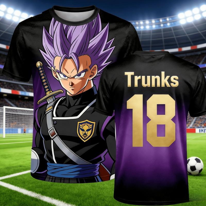 2026 Summer Dragon Ball Retro Fitness T-shirt Men's Oversized 3D Printed Short-sleeved Family Unisex Children's Sports Shirt