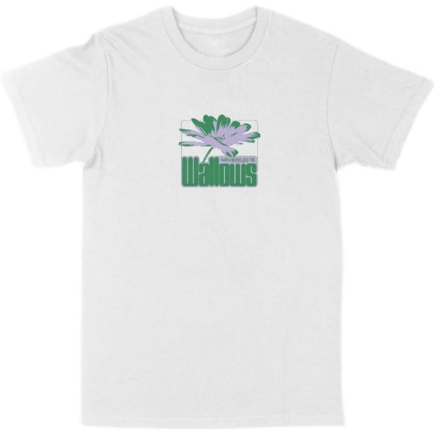 

Official Band Shirts Wallows Marvelous Flower T-Shirt XXXXXL білий
