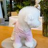 Tractionable Small Dog Spring and Summer Four-legged Clothing Small Dog Teddy Bichon VIP Thin Pet Clothing