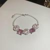 Zircon Flower Simple Niche Bracelet Light Luxury High Sense Fashion Versatile Bracelet Temperament Personalized Jewelry Women