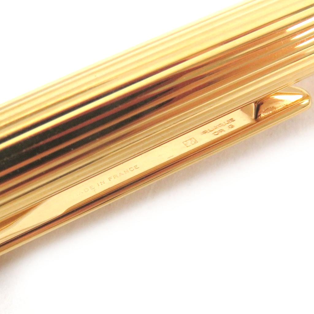Excellent Cartier Ballpoint Pen Must De Cartier Twisted Stripes Gold Mens Used