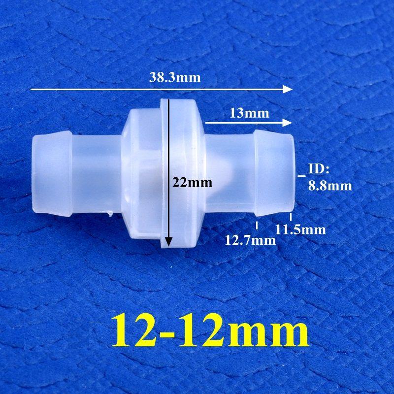 Plastový zpětný ventil s ostnem - Malý zpětný uzávěr pro vodu a kapaliny