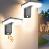 LED Intelligent Human Body Sensing Solar Wall Lamp Simple Courtyard Decoration Lighting Outdoor Waterproof Garden Street Lamp
