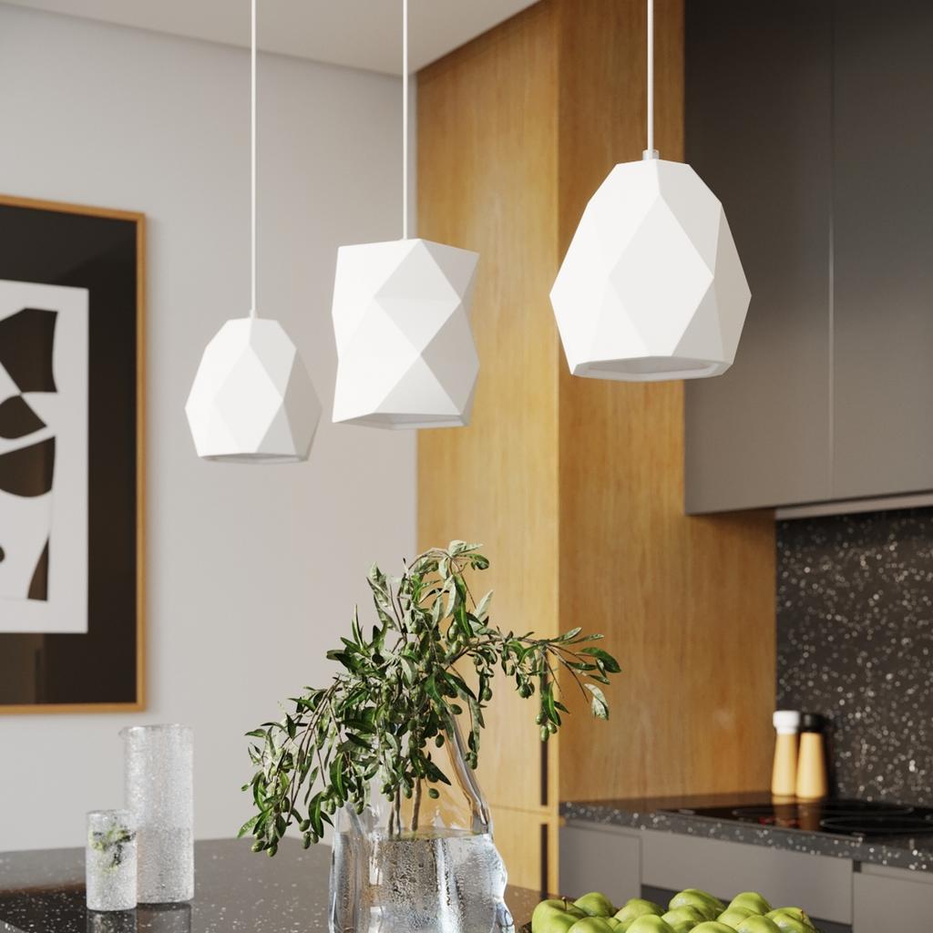 Lampa Wisząca Oasis 1 E27 Biały Lumilo 12.171.51