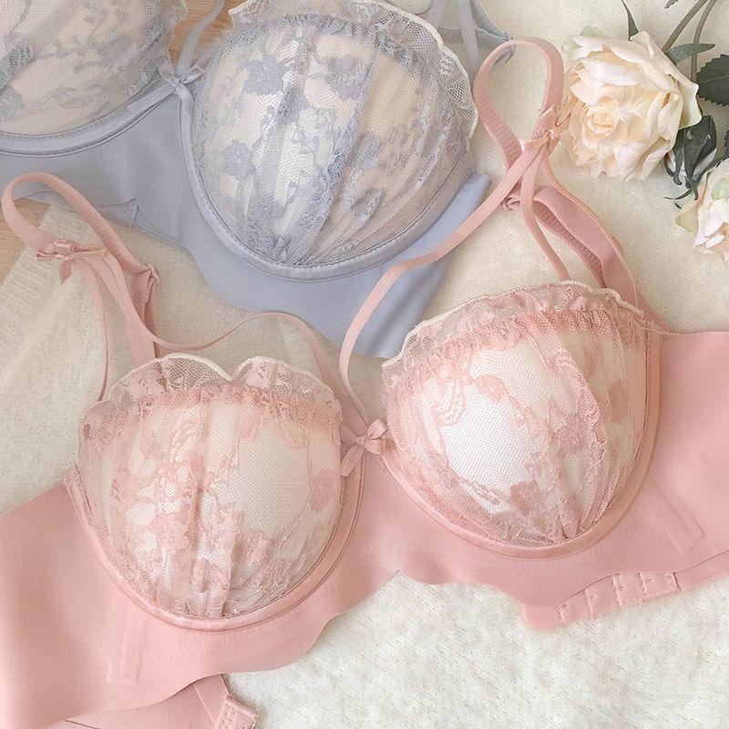 Girls Sexy Bras Black Lace Underwear Sling Backless Bras