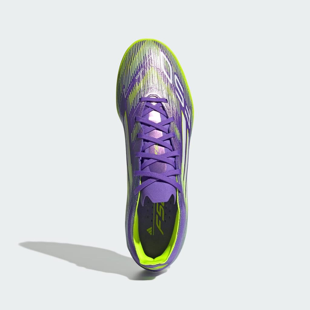 adidas F50 Pro Turf Boots JH7665 Unisex Performance Sports Shoes Purple Rush / Cloud White / Lucid Lemon