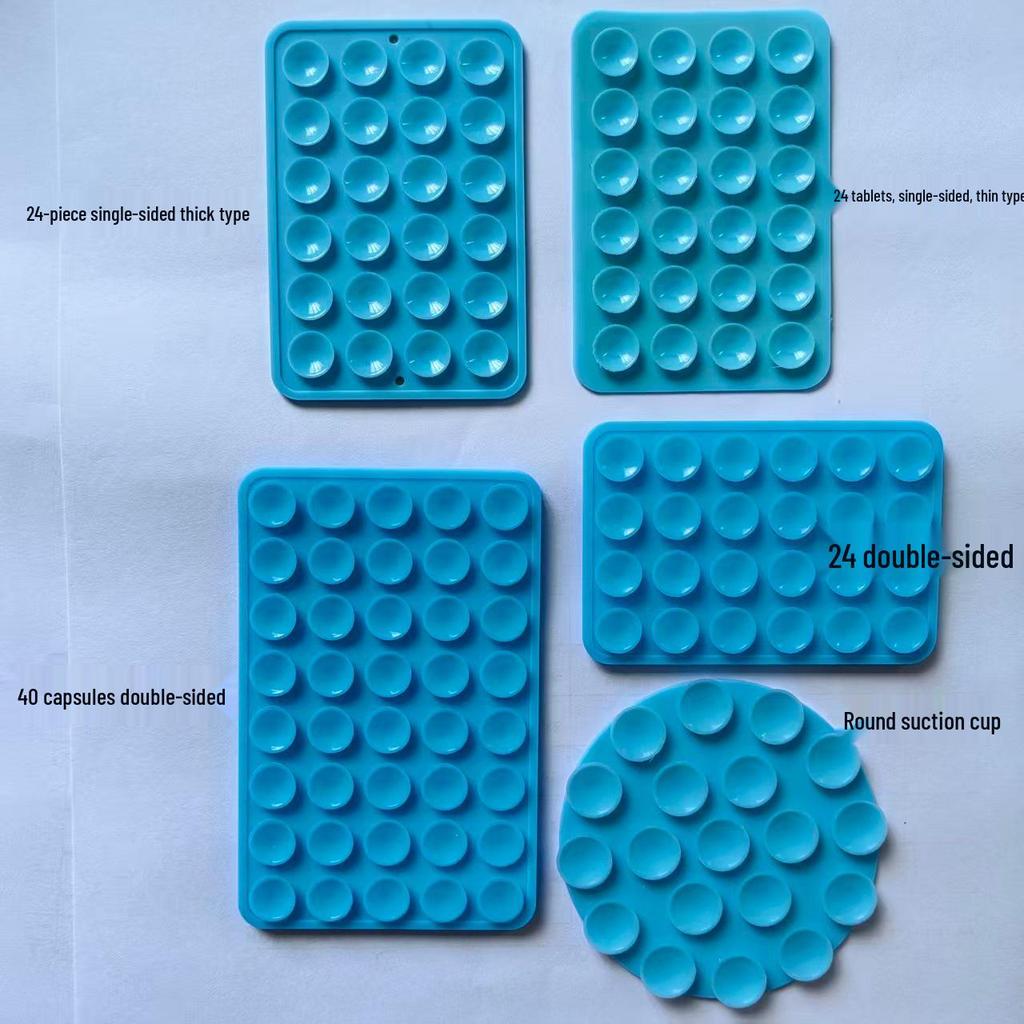 Double-Sided Silicone Mobile Phone Suction Cups - Available In 19, 24, 40, 48, 80 Pcs.