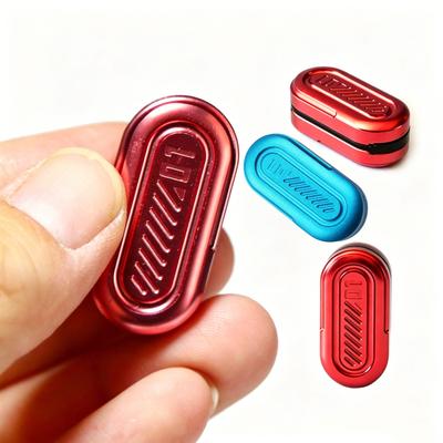 Funny Mini 3-Layer Pod Fidget Slider Metal EDC Fidget Toys Stress Relief Office Desk Toys for Adults Focus Relax Creative Gifts