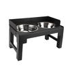 Elevated Dog Bowl Feeder Adjustable Height Stainless Steel Anti Slip Raised Dog Food Water Bowl for