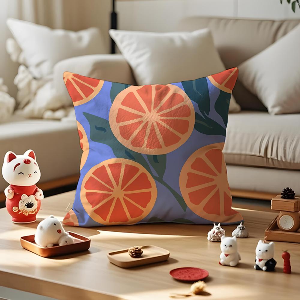

Lemon Art FASHION Pillow Case Antidustmite Pillowcase Invisible Zipper Silky Short Plush Sofa Cushion Cover 30X30cm