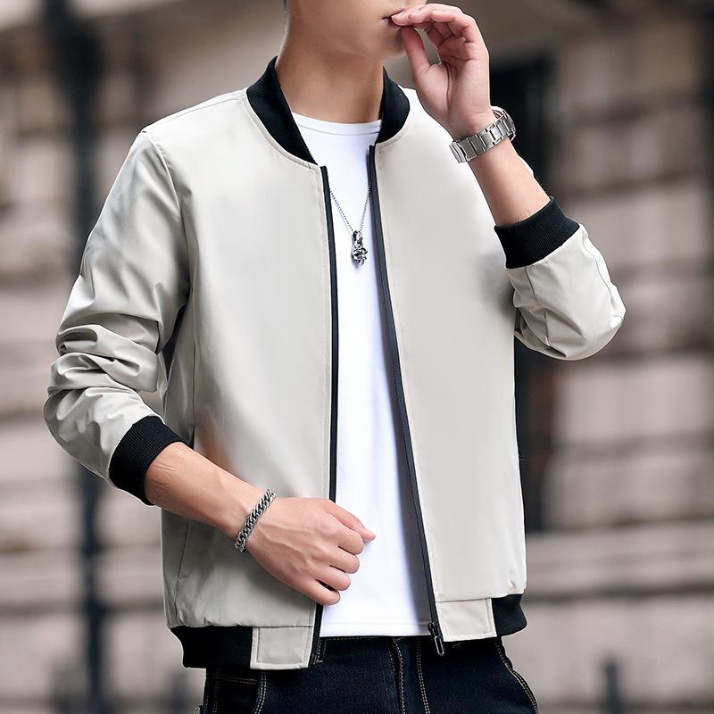 Autumn Coat Men's Spring and Autumn New Men's Korean Style Trendy Autumn and Winter Tops Loose and Easy To Wear Casual Jackets