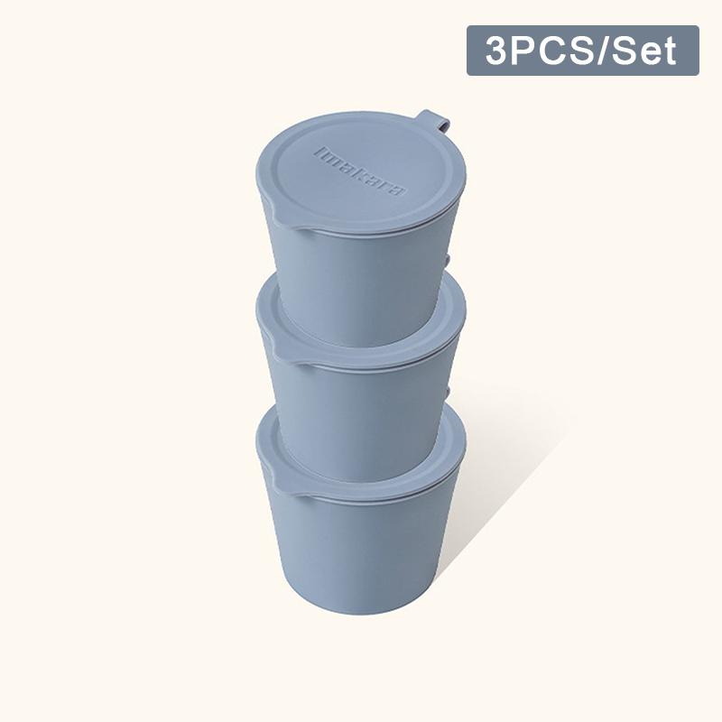 

3 шт./набор силиконовых формочек для льда, быстрозамораживающая силиконовая форма для льда, креативный цилиндр для льда, ведерко для виски и пива синий