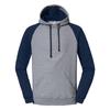 Jerzees Mens Colour Block Nublend Raglan Hoodie