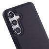 X-LEVEL For Samsung Galaxy S25 Phone Case Leather Coated PC TPU Back Cover with Metal Kickstand
