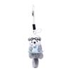 Animals Doll Cartoon Pilot Otter Keychain Keys Accessories Panda Puppy Plush Doll  Students