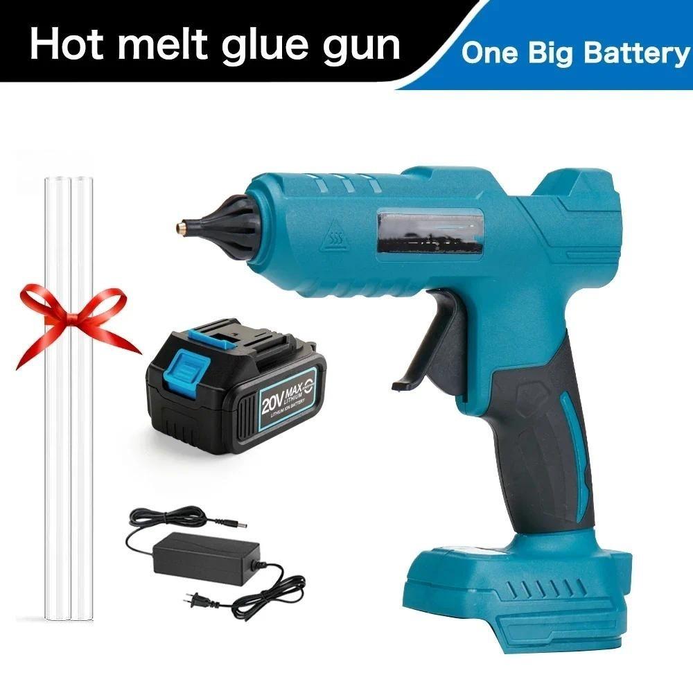 Household Electric Hot Melt Glue Machine Upgraded Powerful Heavy Duty Glue Gun Cordless Handicraft Dedicated Dispensing Machine