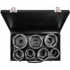 JCB 1" Cr-Mo 6-Point Impact Socket Set 7 Pieces 46-75mm