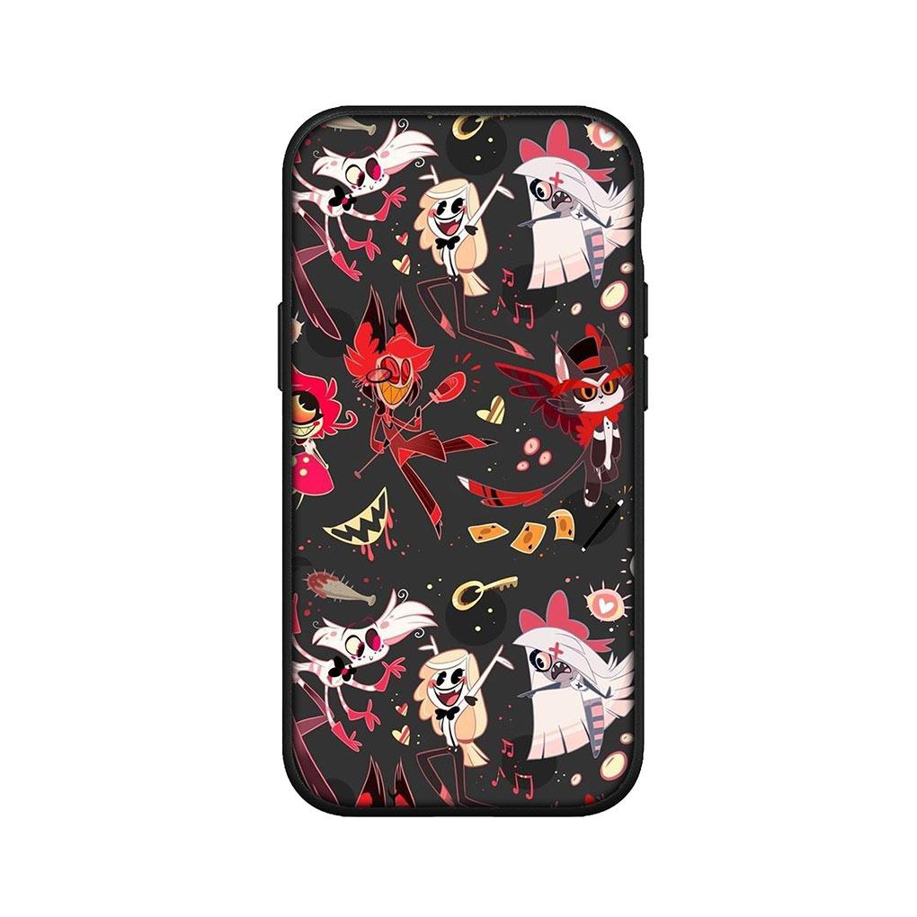 Angel Dust H-Hazbin Hotel Charile Casing for Apple iPhone 15 14 13 12 11 Pro XS Max XR 6 6S Plus + SE 14+ 6+ Phone Cover Case