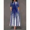 JPNTKY Fashion Autumn Winter  Long Sleeve V-Neck Casual Dresses International Design