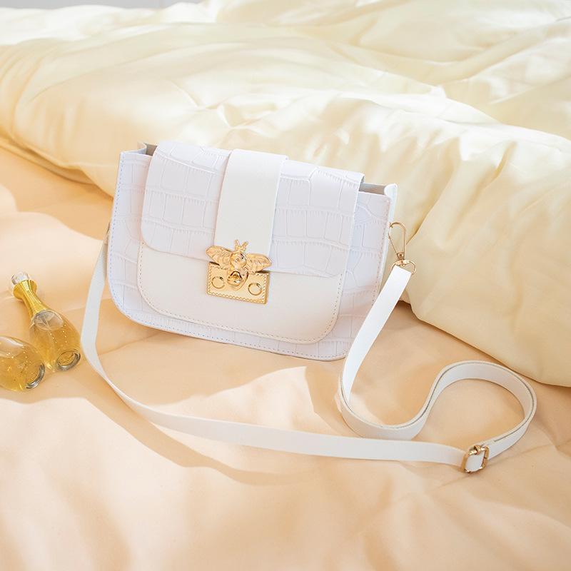 Crocodile Pattern Messenger Bag Trendy Bag Women's Outdoor Leisure Shoulder Bag Women