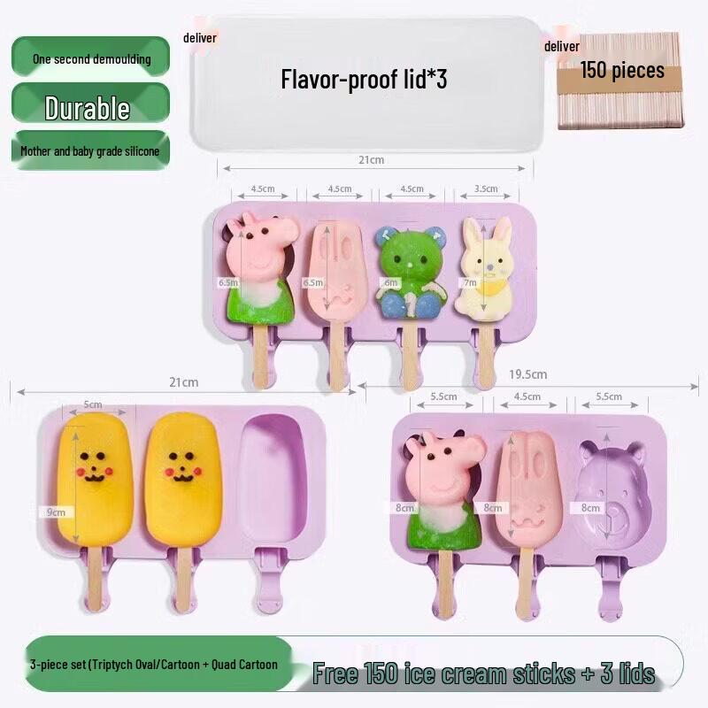 Silicone Popsicle & Ice Cream Mold